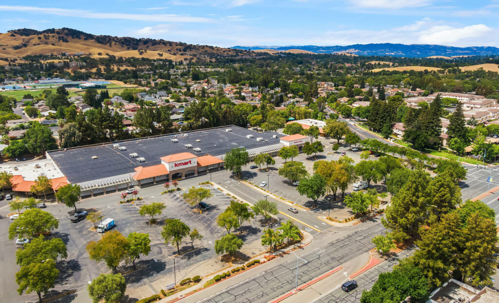 An aerial view of Concord.