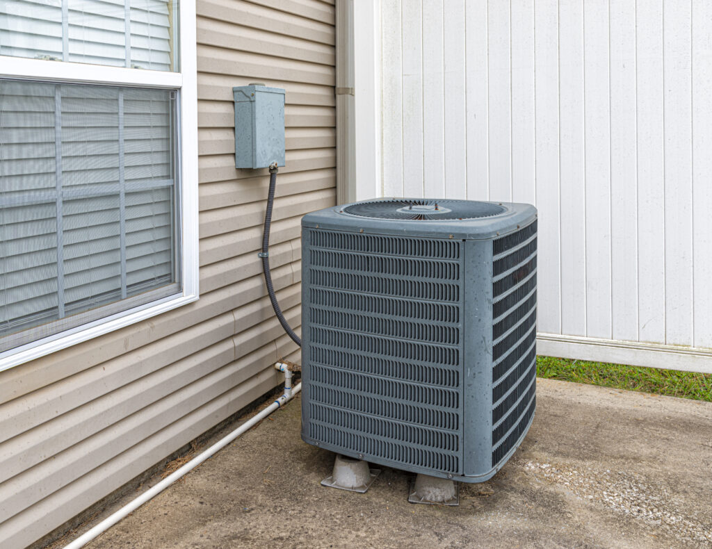 Image of an external HVAC unit.