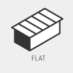 Clipart of a flat roof.