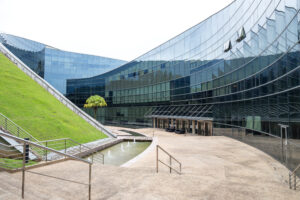 A different view of a green roof in Singapore.