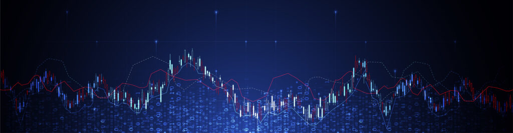 Financial trade concept. Stock market and exchange.